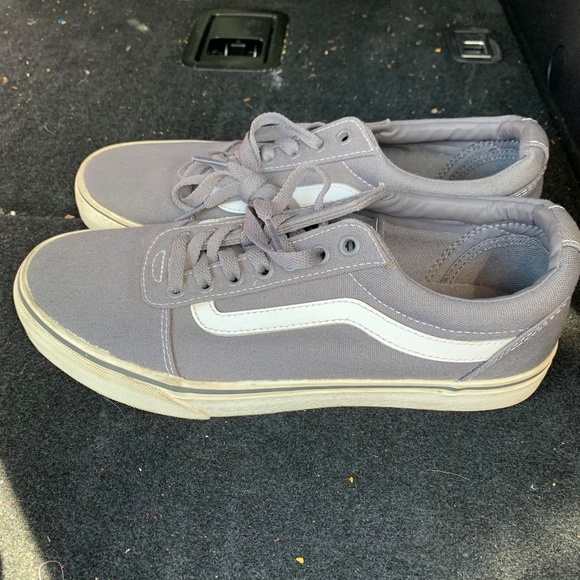 Men's- Size 8, Gray Old School (Skool) Vans - Picture 4 of 8